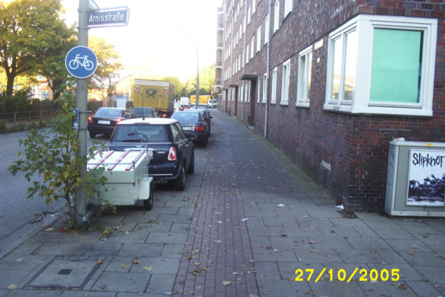 Augustenburger Straße - wieder Z 237 über Z 315 (Foto aus dem Oktober 2005)